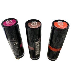 Lot of 3 NEW REVLON Super Lustrous Glass Shine Lipstick 004 007 014